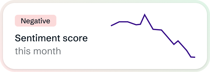 Team sentiment analysis - declining morale and frustration detection